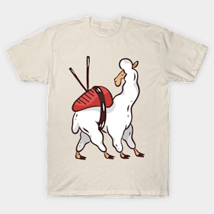 Llama Sushi Roll T-Shirt